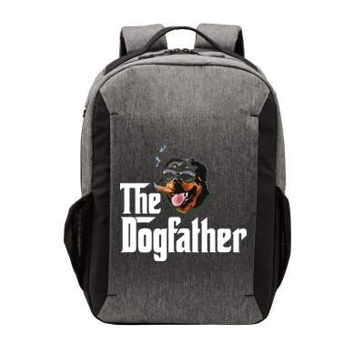 The Dogfather Rottweiler Funny Dog Owner Gift Dog Lover Vector Backpack