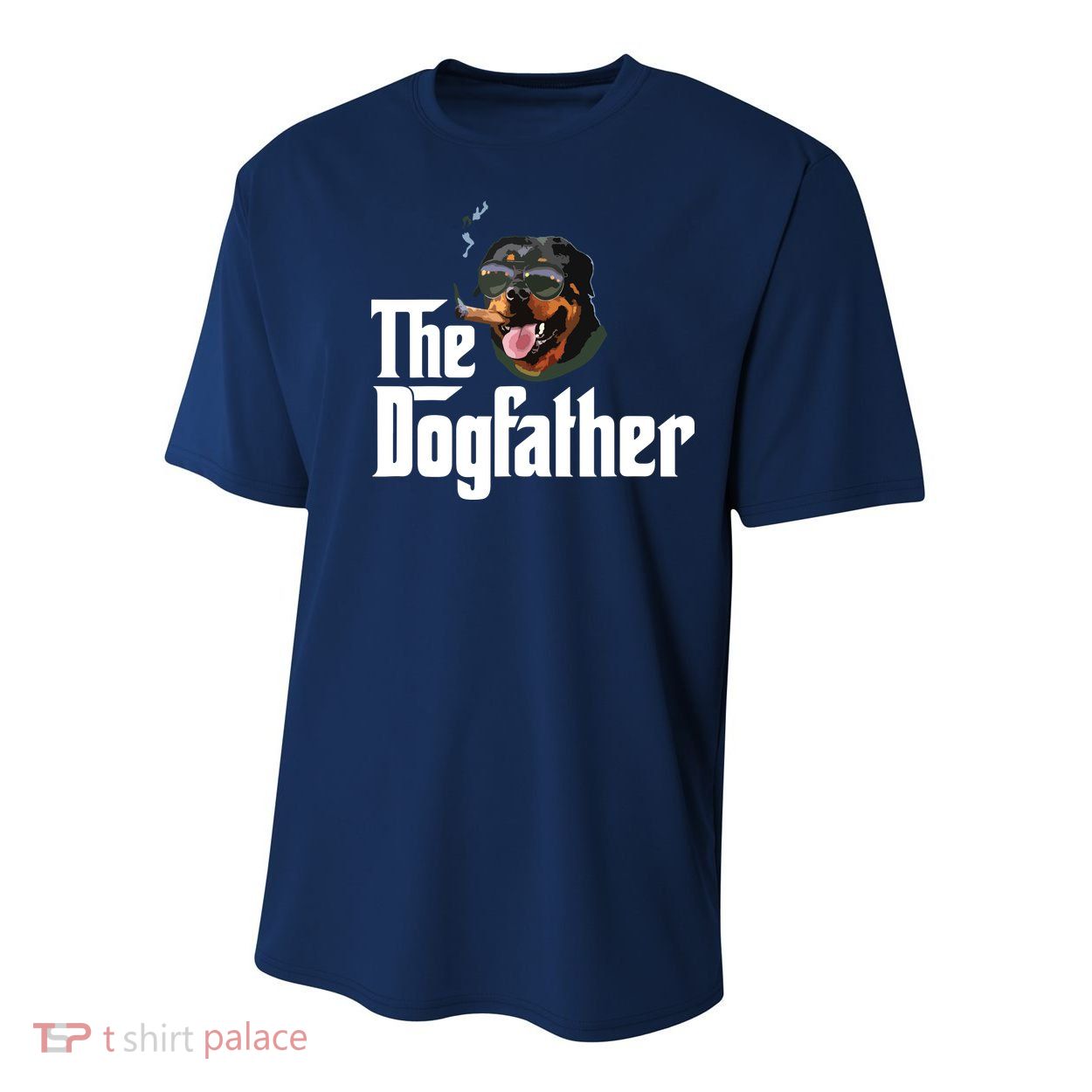 The Dogfather Rottweiler Funny Dog Owner Gift Dog Lover Youth Performance Sprint T-Shirt