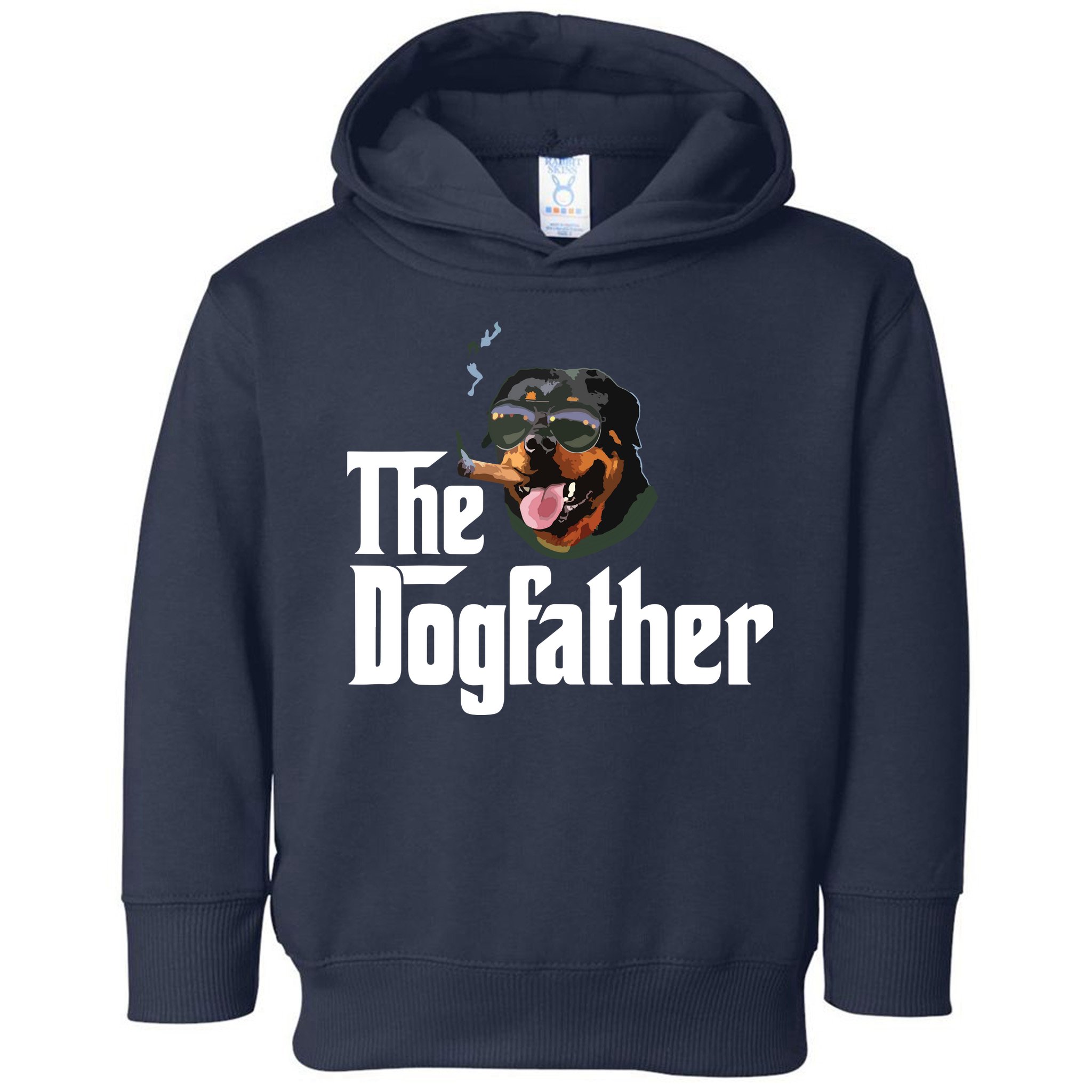 The Dogfather Rottweiler Funny Dog Owner Gift Dog Lover Toddler Hoodie