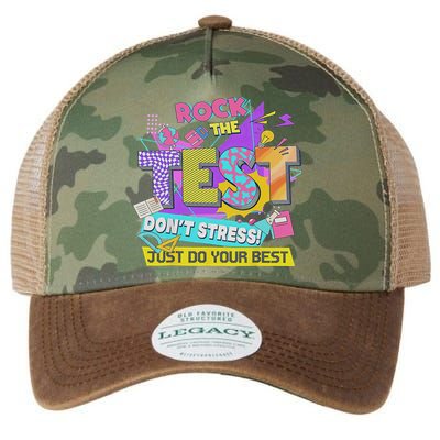 Test Day, Rock The Test Don't Stress Just Do Your Best Legacy Tie Dye Trucker Hat