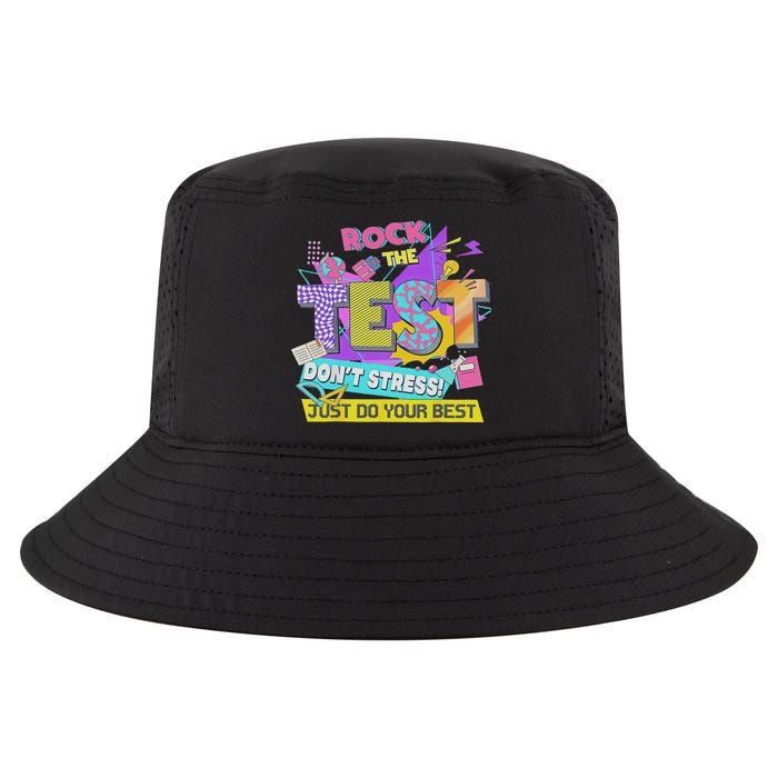 Test Day, Rock The Test Don't Stress Just Do Your Best Cool Comfort Performance Bucket Hat