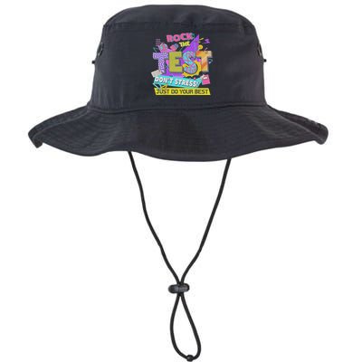 Test Day, Rock The Test Don't Stress Just Do Your Best Bucket Hat