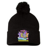 Test Day, Rock The Test Don't Stress Just Do Your Best Pom Pom 12in Knit Beanie