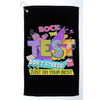 Test Day, Rock The Test Don't Stress Just Do Your Best Golf Towel