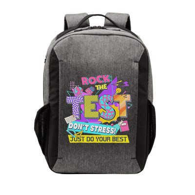 Test Day, Rock The Test Don't Stress Just Do Your Best Vector Backpack