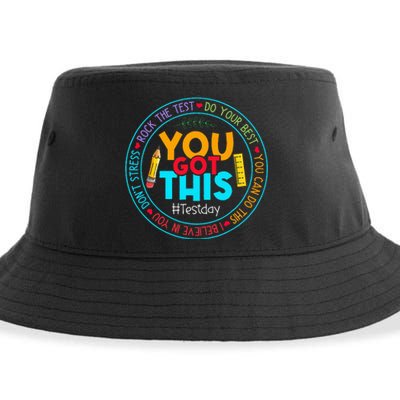 Test Day Rock The Test Teacher Testing Day You Got This Sustainable Bucket Hat