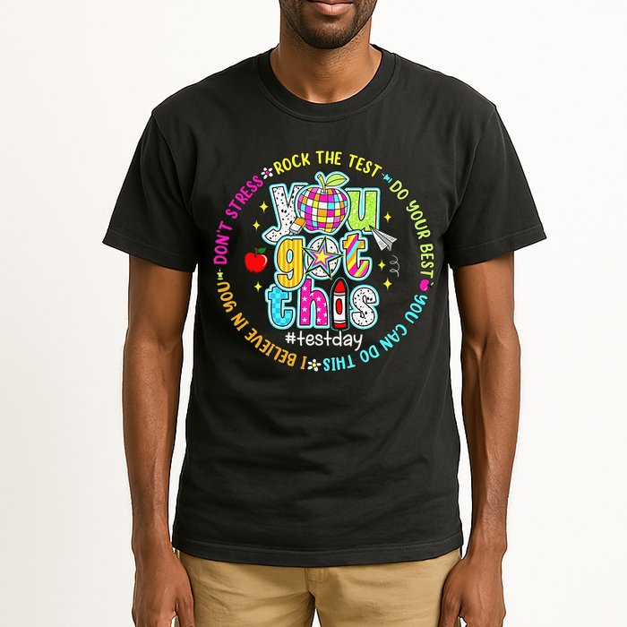 Test Day Rock The Test Teacher Testing Day You Got This Tall T-Shirt