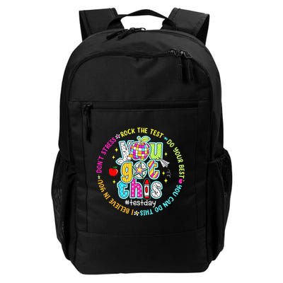 Test Day Rock The Test Teacher Testing Day You Got This Backpack