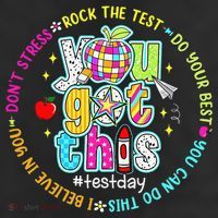 Test Day Rock The Test Teacher Testing Day You Got This Adult Drive Performance Visor