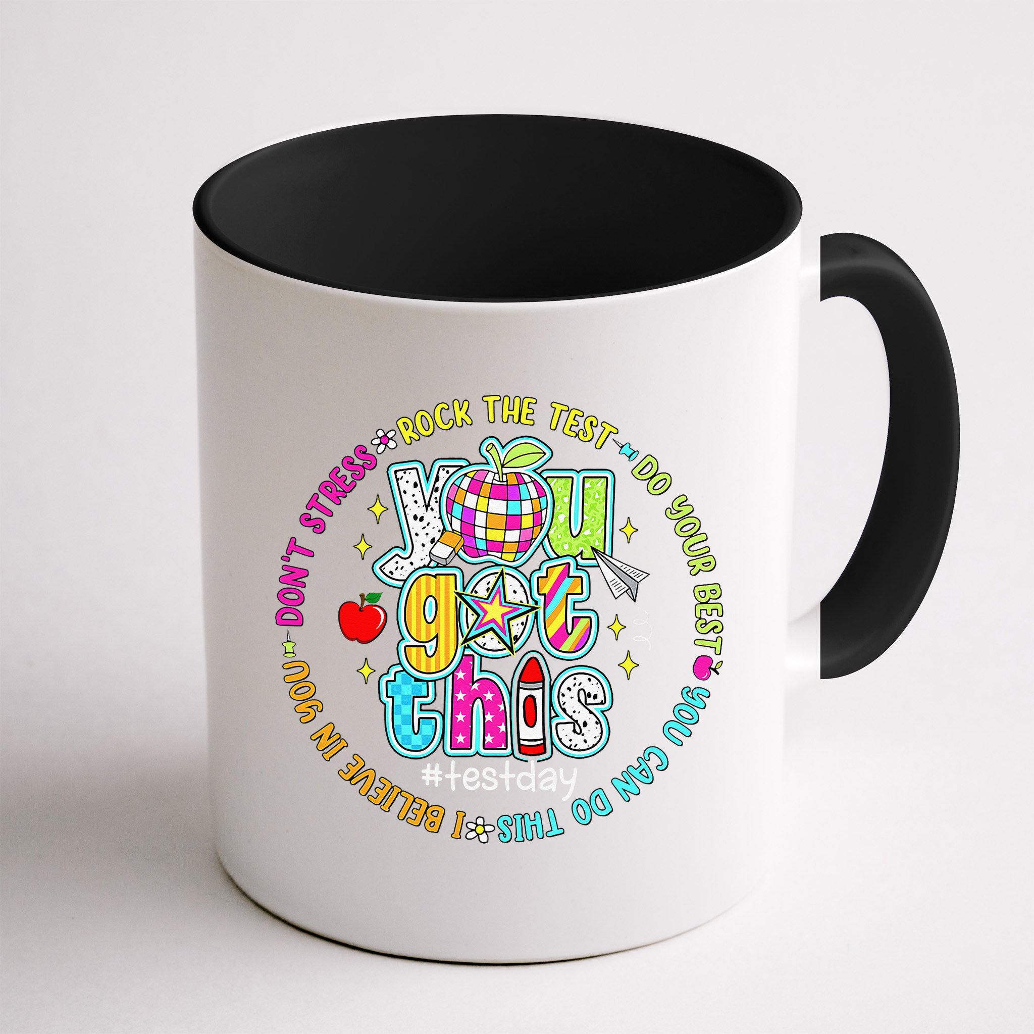 Test Day Rock The Test Teacher Testing Day You Got This Mug