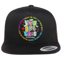 Test Day Rock The Test Teacher Testing Day You Got This Flat Bill Trucker Hat