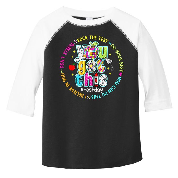 Test Day Rock The Test Teacher Testing Day You Got This Toddler Fine Jersey T-Shirt