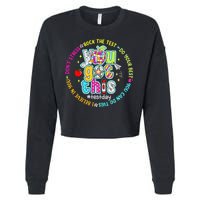 Test Day Rock The Test Teacher Testing Day You Got This Cropped Pullover Crew