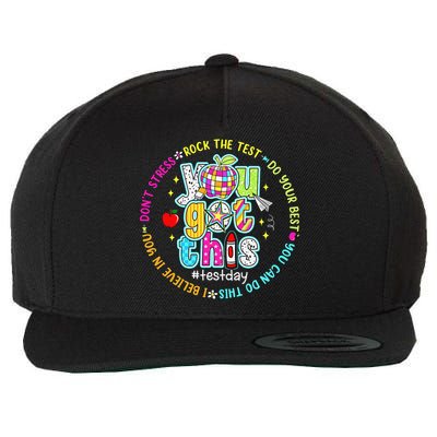 Test Day Rock The Test Teacher Testing Day You Got This Wool Snapback Cap