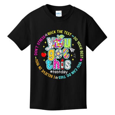 Test Day Rock The Test Teacher Testing Day You Got This Kids T-Shirt