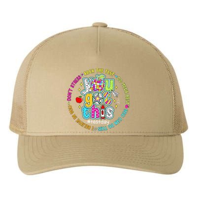 Test Day Rock The Test Teacher Testing Day You Got This Yupoong Adult 5-Panel Trucker Hat