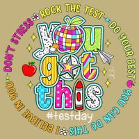 Test Day Rock The Test Teacher Testing Day You Got This Button