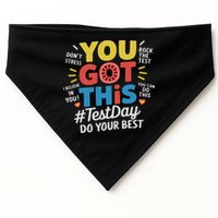 Test Day Rock The Test You Got This Teacher Test Testing Day USA-Made Doggie Bandana