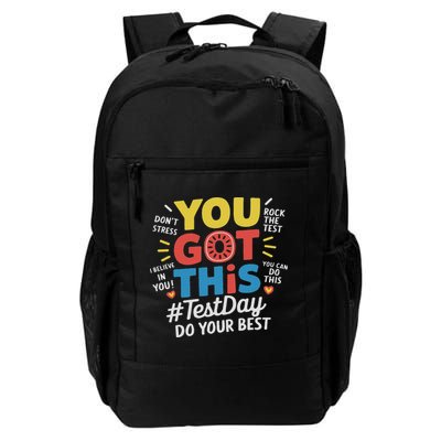 Test Day Rock The Test You Got This Teacher Test Testing Day Backpack