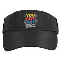 Test Day Rock The Test You Got This Teacher Test Testing Day Adult Drive Performance Visor