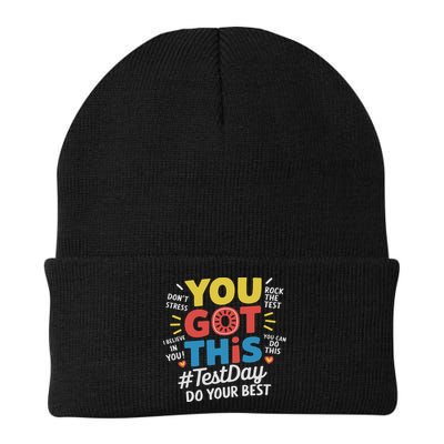 Test Day Rock The Test You Got This Teacher Test Testing Day Beanie