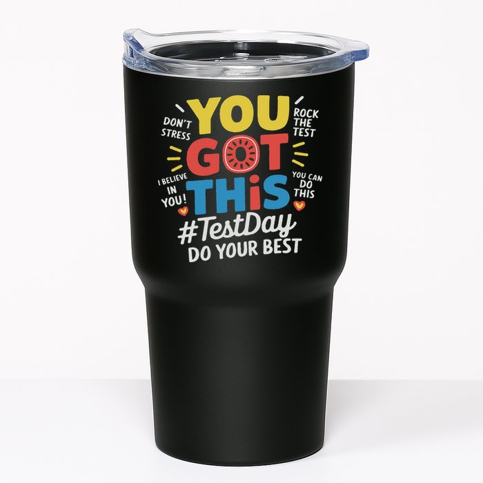 Test Day Rock The Test You Got This Teacher Test Testing Day Tumbler