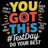 Test Day Rock The Test You Got This Teacher Test Testing Day Tank Top