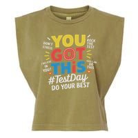 Test Day Rock The Test You Got This Teacher Test Testing Day Garment-Dyed Women's Muscle Tee