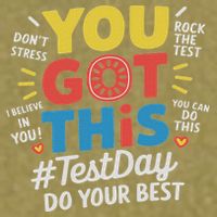 Test Day Rock The Test You Got This Teacher Test Testing Day Garment-Dyed Women's Muscle Tee