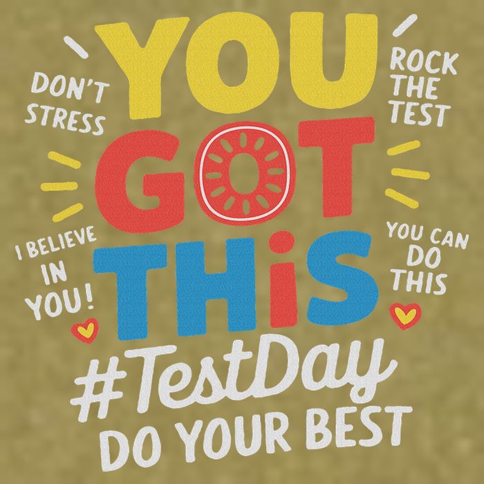 Test Day Rock The Test You Got This Teacher Test Testing Day Garment-Dyed Women's Muscle Tee