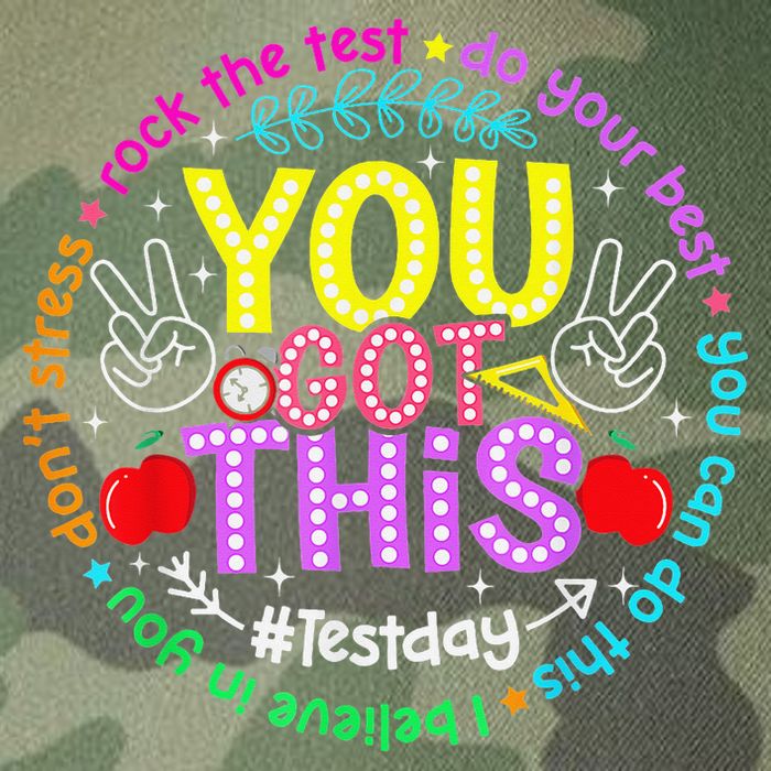 Test Day Rock The Test Teacher Testing Day You Got This Legacy Tie Dye Trucker Hat