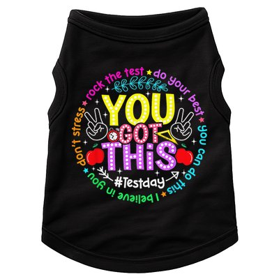 Test Day Rock The Test Teacher Testing Day You Got This Doggie Tank