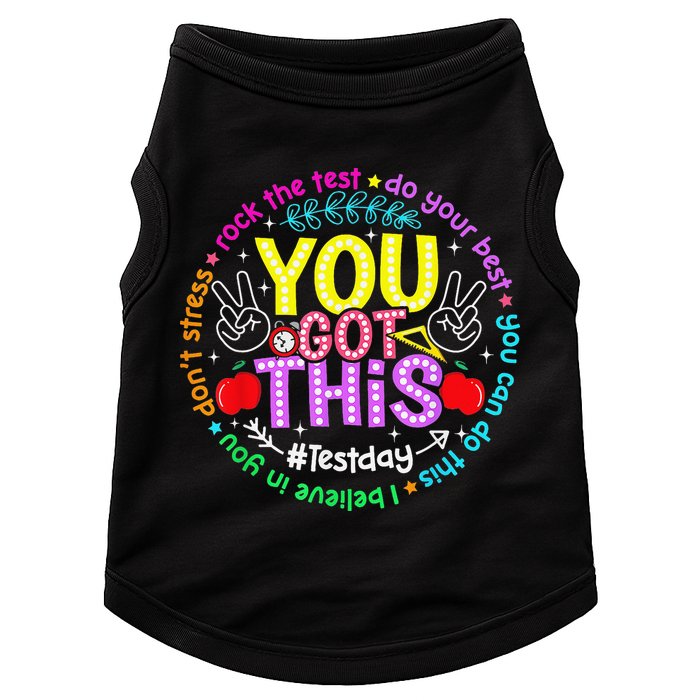 Test Day Rock The Test Teacher Testing Day You Got This Doggie Tank