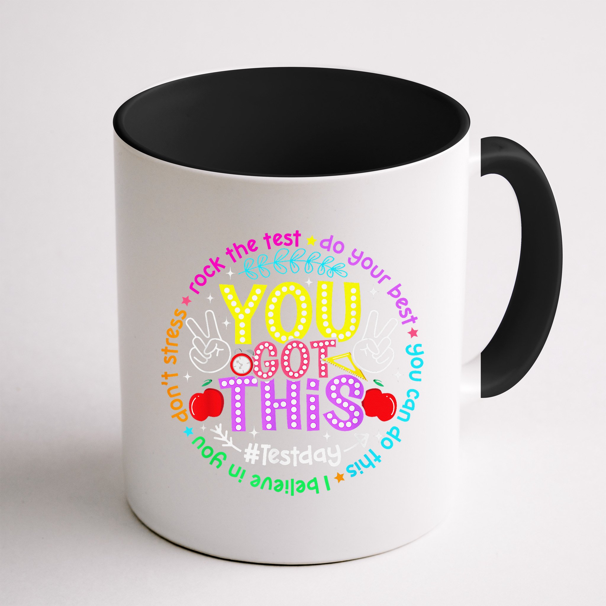 Test Day Rock The Test Teacher Testing Day You Got This Mug