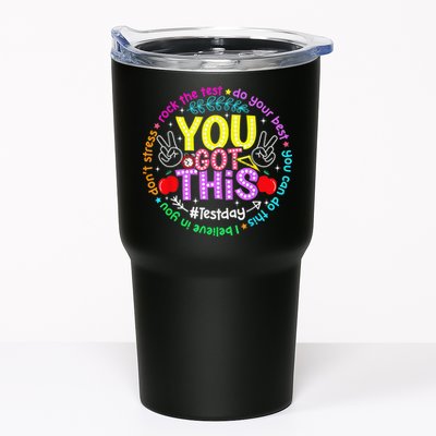 Test Day Rock The Test Teacher Testing Day You Got This Tumbler