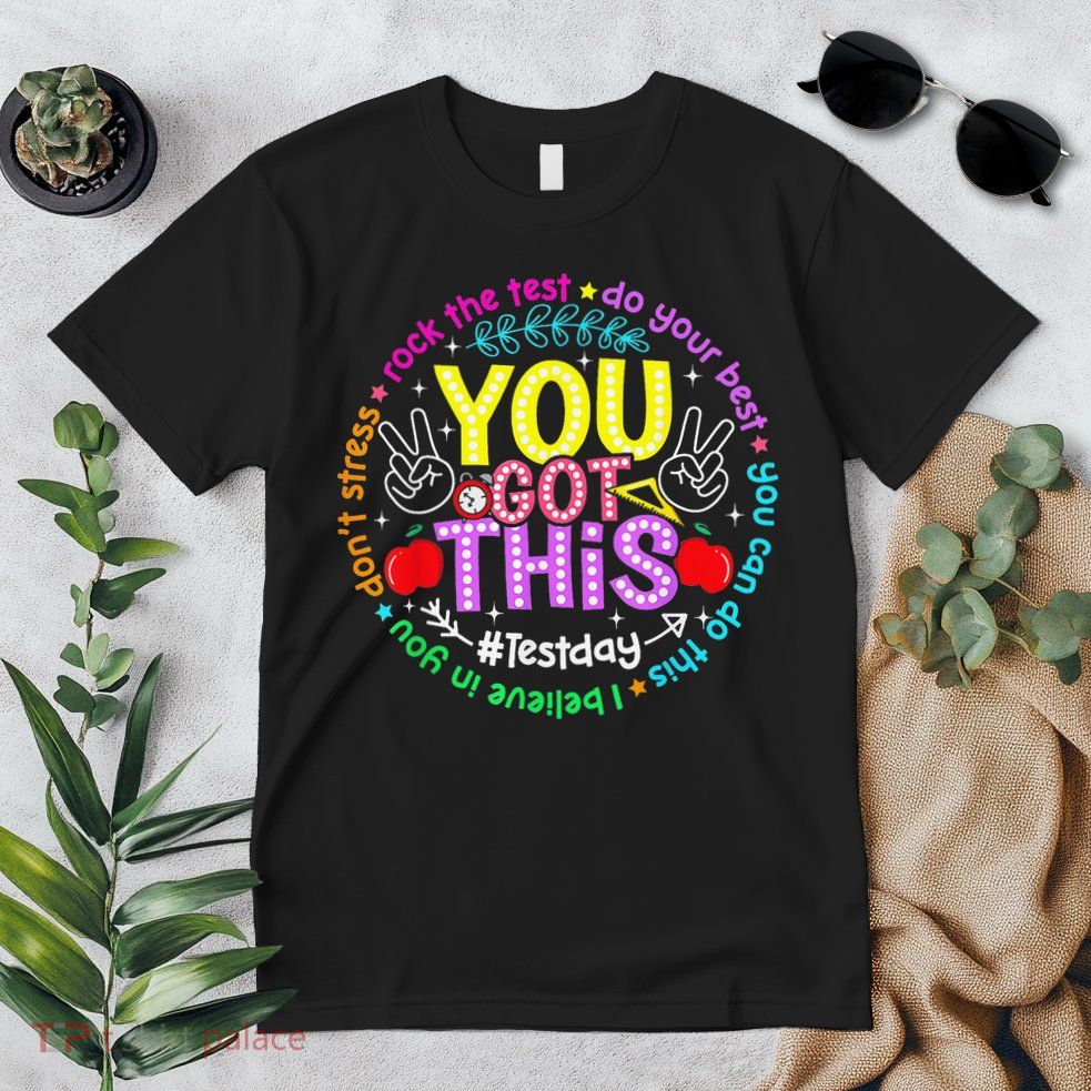 Test Day Rock The Test Teacher Testing Day You Got This Premium T-Shirt