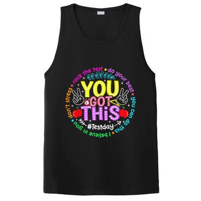 Test Day Rock The Test Teacher Testing Day You Got This PosiCharge Competitor Tank