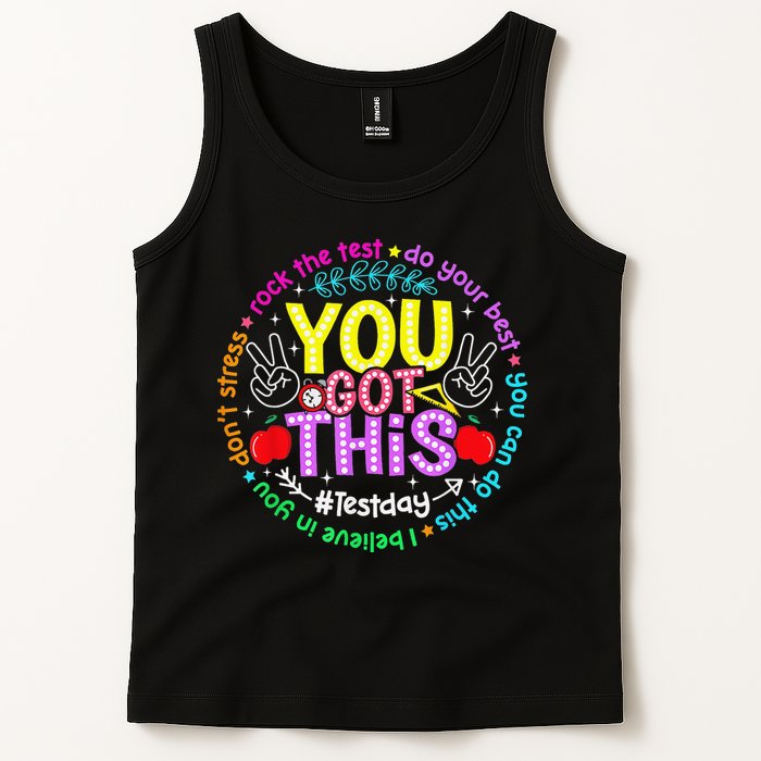 Test Day Rock The Test Teacher Testing Day You Got This Tank Top