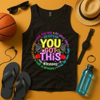 Test Day Rock The Test Teacher Testing Day You Got This Tank Top