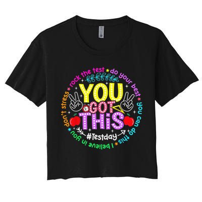 Test Day Rock The Test Teacher Testing Day You Got This Crop Top