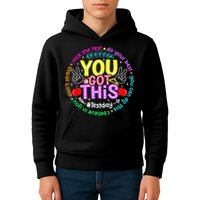 Test Day Rock The Test Teacher Testing Day You Got This Kids Hoodie