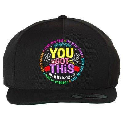 Test Day Rock The Test Teacher Testing Day You Got This Wool Snapback Cap