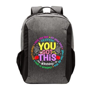 Test Day Rock The Test Teacher Testing Day You Got This Vector Backpack