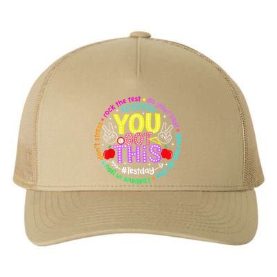 Test Day Rock The Test Teacher Testing Day You Got This Yupoong Adult 5-Panel Trucker Hat