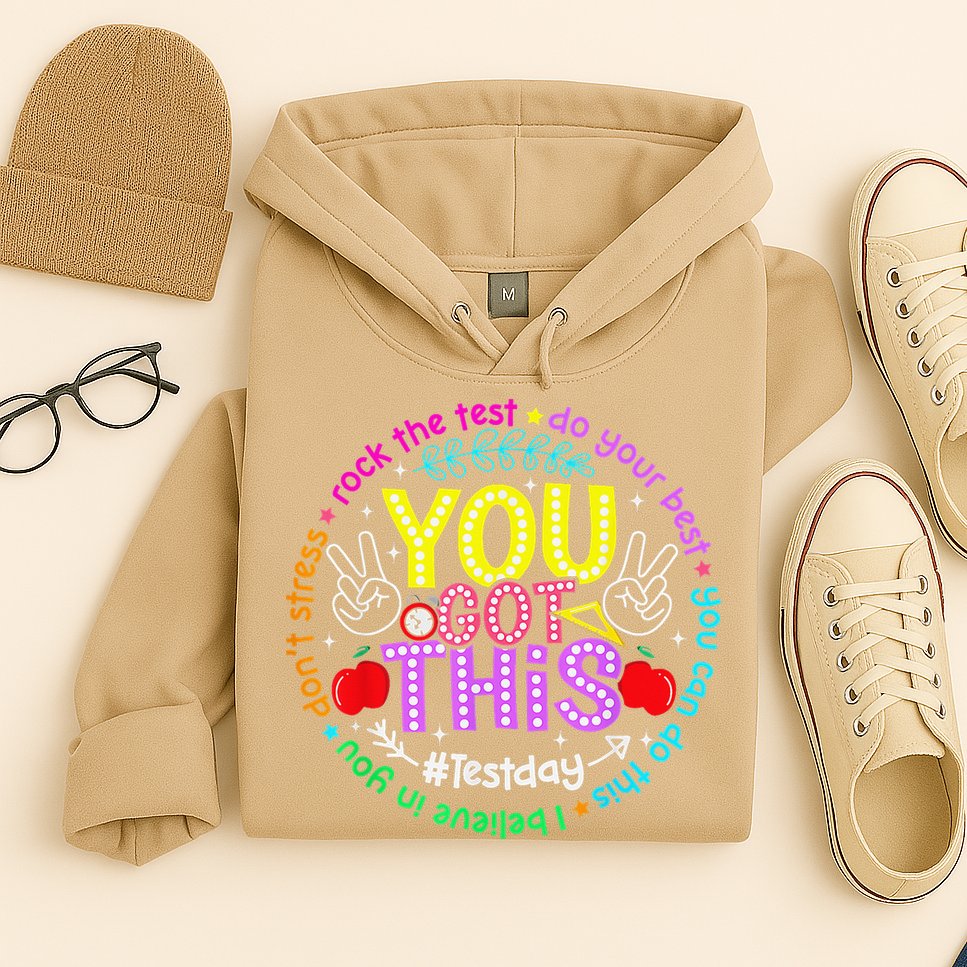 Test Day Rock The Test Teacher Testing Day You Got This Hoodie