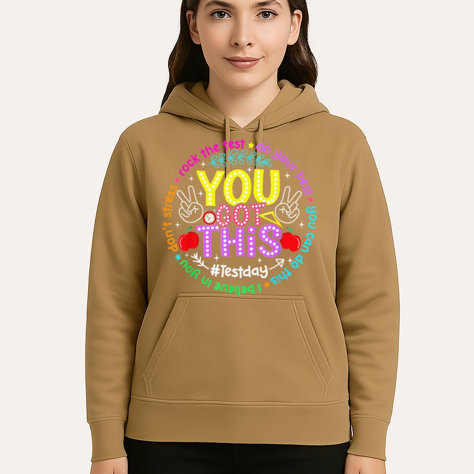 Test Day Rock The Test Teacher Testing Day You Got This Hoodie