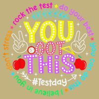 Test Day Rock The Test Teacher Testing Day You Got This Button