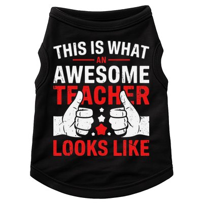 Test Day Rock The Test Teacher Testing Day Back To School Doggie Tank