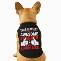 Test Day Rock The Test Teacher Testing Day Back To School Doggie Tank