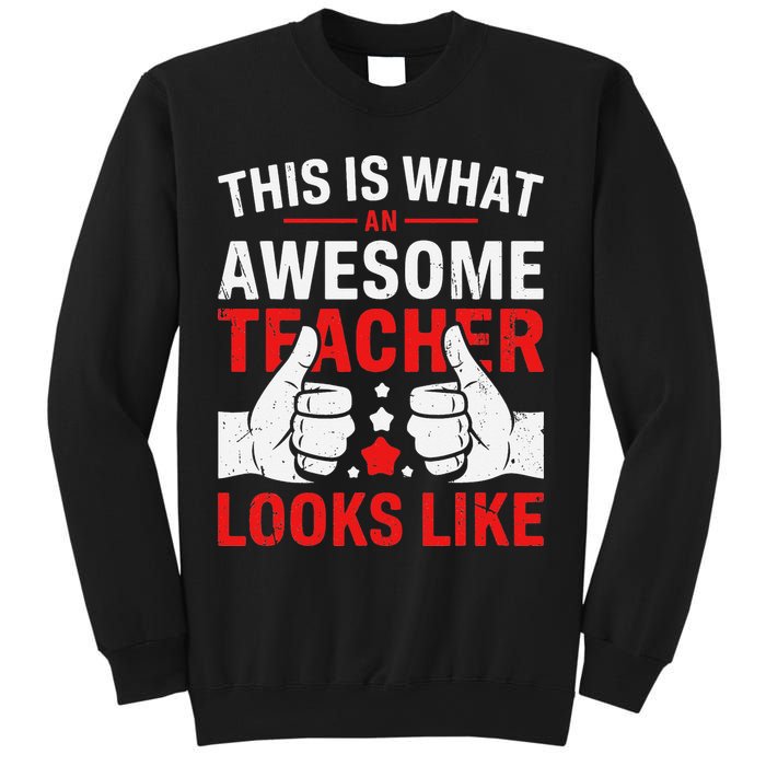 Test Day Rock The Test Teacher Testing Day Back To School Sweatshirt